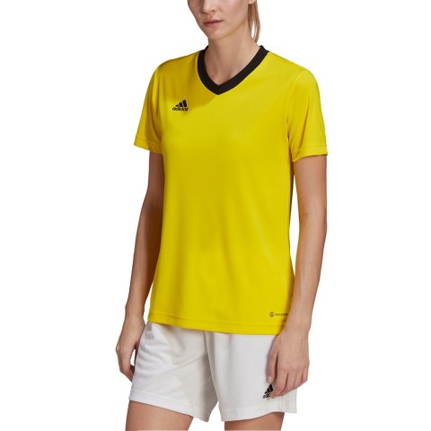 Koszulka damska adidas Entrada 22 Jersey żółta HI2125 Koszulka damska adidas Entrada 22 Jersey żółta HI2125