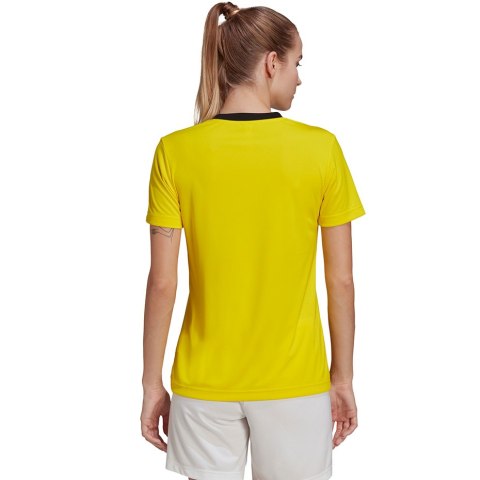 Koszulka damska adidas Entrada 22 Jersey żółta HI2125 Koszulka damska adidas Entrada 22 Jersey żółta HI2125