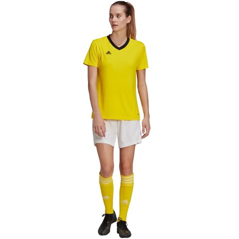 Koszulka damska adidas Entrada 22 Jersey żółta HI2125 Koszulka damska adidas Entrada 22 Jersey żółta HI2125
