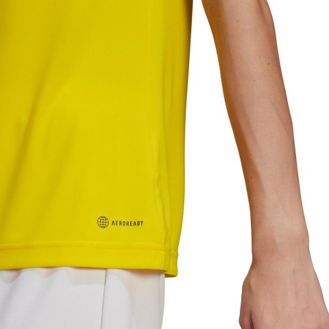 Koszulka damska adidas Entrada 22 Jersey żółta HI2125 Koszulka damska adidas Entrada 22 Jersey żółta HI2125