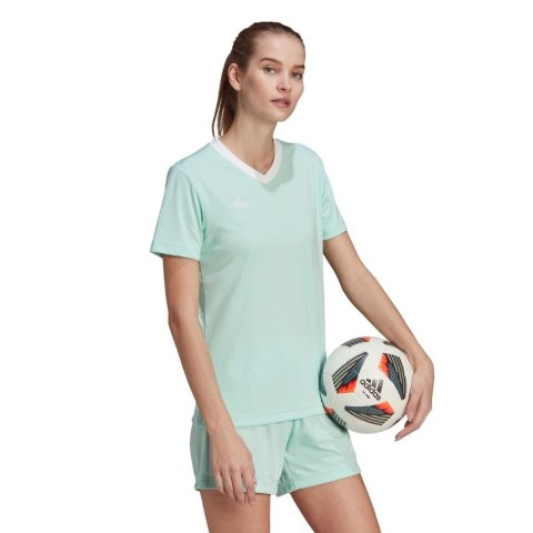 Koszulka damska adidas Entrada 22 Jsy miętowa HC5076 Koszulka damska adidas Entrada 22 Jsy miętowa HC5076