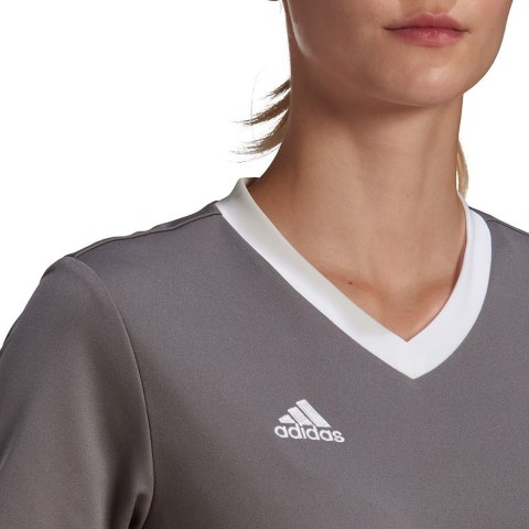 Koszulka damska adidas Entrada 22 Jsy szara H59848 Koszulka damska adidas Entrada 22 Jsy szara H59848