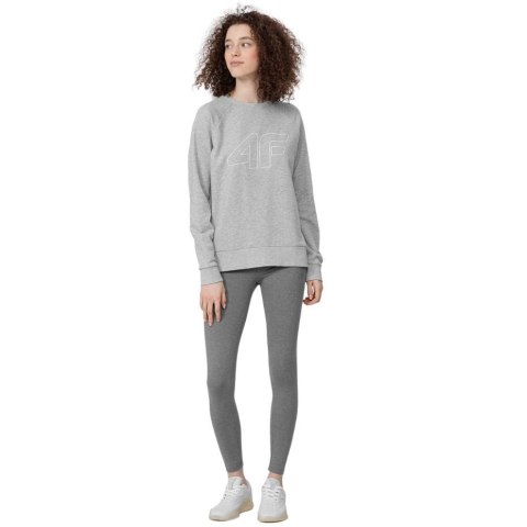Bluza damska 4F chłodny jasny szary melanż H4L22 BLD350 27M Bluza damska 4F chłodny jasny szary melanż H4L22 BLD350 27M