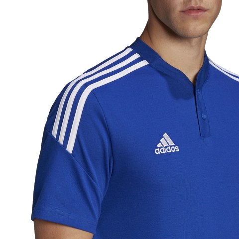 Koszulka męska adidas Condivo 22 Polo niebieska HG6307 Koszulka męska adidas Condivo 22 Polo niebieska HG6307
