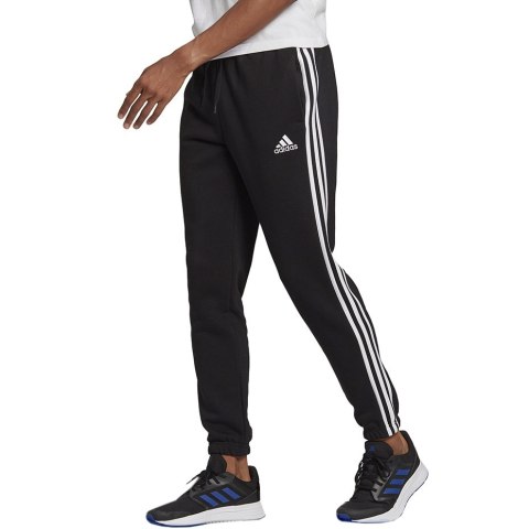 Spodnie męskie adidas 3S Flecee Te PT czarne GK8822 Spodnie męskie adidas 3S Flecee Te PT czarne GK8822