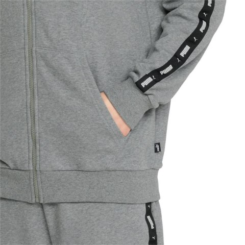 Bluza męska Puma ESS+ Tape Full-Zip Hoodie TR szara 848768 03 Bluza męska Puma ESS+ Tape Full-Zip Hoodie TR szara 848768 03