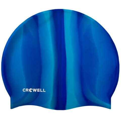 Czepek pływacki silikonowy Crowell Multi Flame niebieski kol.13 Czepek pływacki silikonowy Crowell Multi Flame niebieski kol.13
