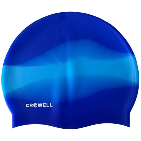 Czepek pływacki silikonowy Crowell Multi Flame niebieski kol.18 Czepek pływacki silikonowy Crowell Multi Flame niebieski kol.18
