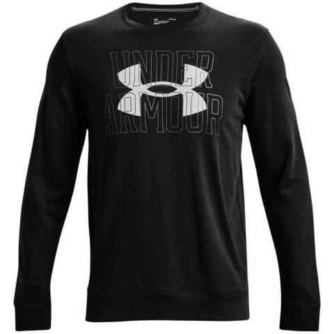 Bluza męska Under Armour UA Rival Terry Logo Crew czarna 1370391 001 Bluza męska Under Armour UA Rival Terry Logo Crew czarna 1370391 001