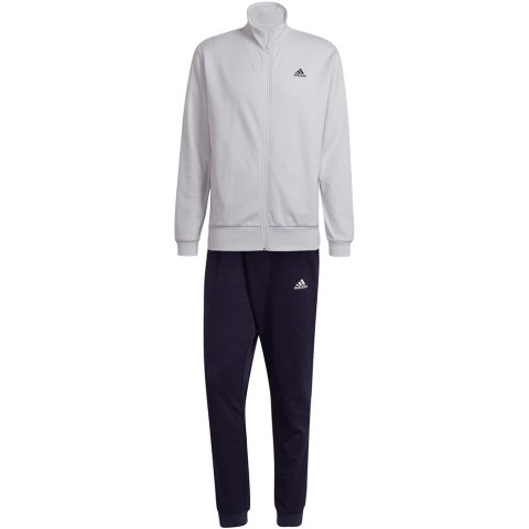 Dres męski adidas Logo Graphic Track Suit szaro-granatowy H61134 Dres męski adidas Logo Graphic Track Suit szaro-granatowy H61134