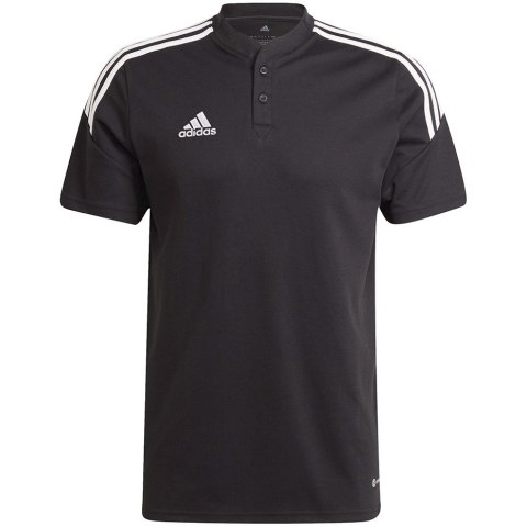 Koszulka męska adidas Condivo 22 Polo czarna H44105 Koszulka męska adidas Condivo 22 Polo czarna H44105