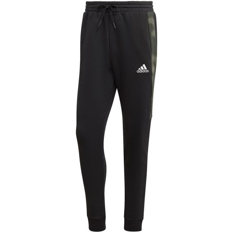 Spodnie męskie adidas Essentials Camo Print Fleece Pant czarne HL6929 Spodnie męskie adidas Essentials Camo Print Fleece Pant czarne HL6929