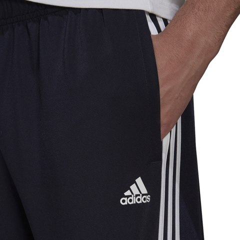 Spodnie męskie adidas Primegreen Essentials Warm-Up granatowe H46106 Spodnie męskie adidas Primegreen Essentials Warm-Up granatowe H46106