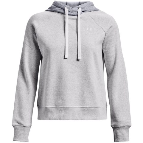 Bluza damska Under Armour Rival Fleece CB Hoodie szara 1373031 014 Bluza damska Under Armour Rival Fleece CB Hoodie szara 1373031 014