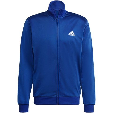 Dres męski adidas Primegreen Essentials Small Logo niebiesko-czarny HE1882 Dres męski adidas Primegreen Essentials Small Logo niebiesko-czarny HE1882