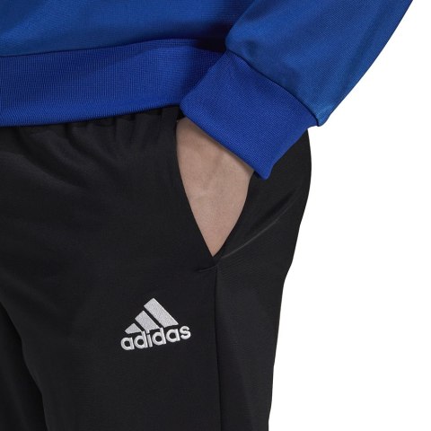 Dres męski adidas Primegreen Essentials Small Logo niebiesko-czarny HE1882 Dres męski adidas Primegreen Essentials Small Logo niebiesko-czarny HE1882