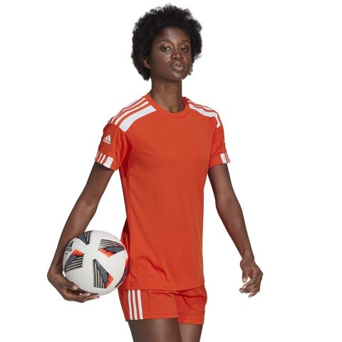 Koszulka damska adidas Squadra 21 Jersey pomarańczowa GN8087 Koszulka damska adidas Squadra 21 Jersey pomarańczowa GN8087