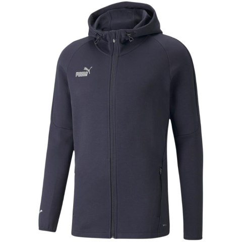 Bluza męska Puma TeamFinal Casuals Hooded granatowa 657383 06 Bluza męska Puma TeamFinal Casuals Hooded granatowa 657383 06