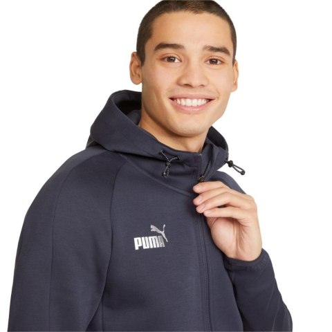 Bluza męska Puma TeamFinal Casuals Hooded granatowa 657383 06 Bluza męska Puma TeamFinal Casuals Hooded granatowa 657383 06