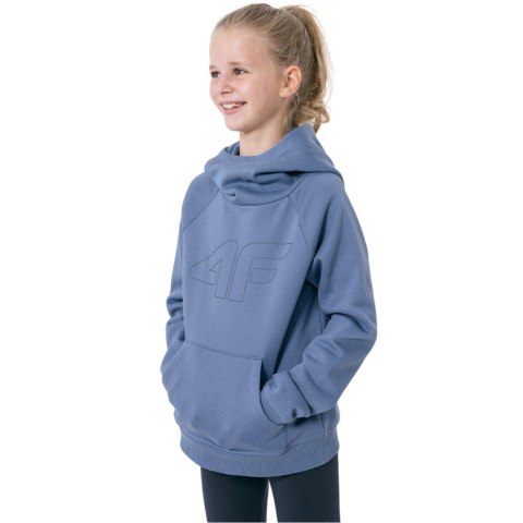 Bluza dla dziewczynki 4F denim HJZ22 JBLD002 32S Bluza dla dziewczynki 4F denim HJZ22 JBLD002 32S