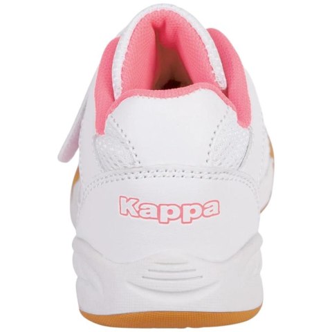 Buty dla dzieci Kappa Kickoff K biało-różowe 260509K 1072 Buty dla dzieci Kappa Kickoff K biało-różowe 260509K 1072