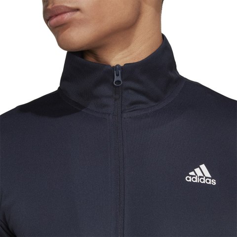 Dres męski adidas Slim Zipped granatowy HK4467 Dres męski adidas Slim Zipped granatowy HK4467