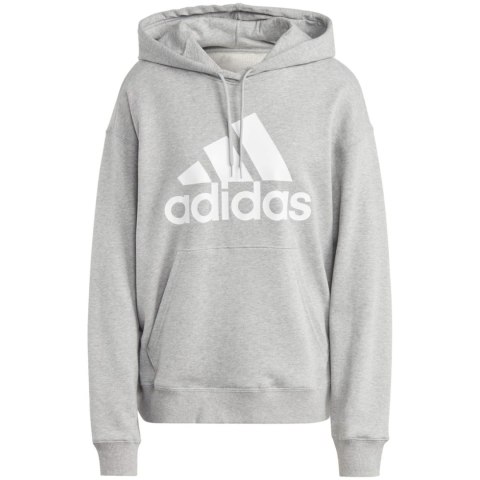 Bluza damska adidas Essentials Big Logo Oversized French Terry Hoodie szara IC9865 Bluza damska adidas Essentials Big Logo Oversized French Terry Hoodie szara IC9865