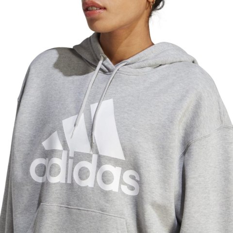 Bluza damska adidas Essentials Big Logo Oversized French Terry Hoodie szara IC9865 Bluza damska adidas Essentials Big Logo Oversized French Terry Hoodie szara IC9865