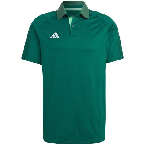 Koszulka męska adidas Tiro 23 Competition Polo zielona HU1345 Koszulka męska adidas Tiro 23 Competition Polo zielona HU1345