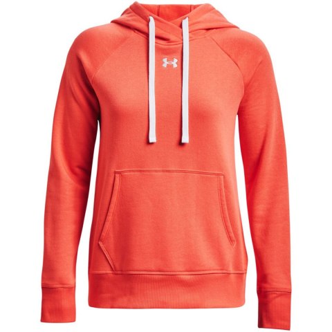 Bluza damska Under Armour Rival Fleece HB Hoodie pomarańczowa 1356317 877 Bluza damska Under Armour Rival Fleece HB Hoodie pomarańczowa 1356317 877
