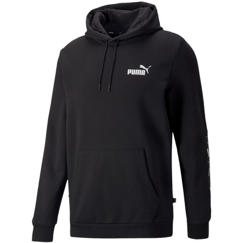 Bluza męska Puma ESS+ Tape Hoodie FL czarna 849040 01 Bluza męska Puma ESS+ Tape Hoodie FL czarna 849040 01