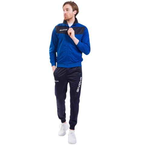 Dres Givova Tuta Visa Triacetato niebiesko-granatowy TR018 0204 Dres Givova Tuta Visa Triacetato niebiesko-granatowy TR018 0204