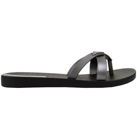 Klapki damskie Ipanema Kirei Fem czarno-srebrne 81805-24145 Klapki damskie Ipanema Kirei Fem czarno-srebrne 81805-24145
