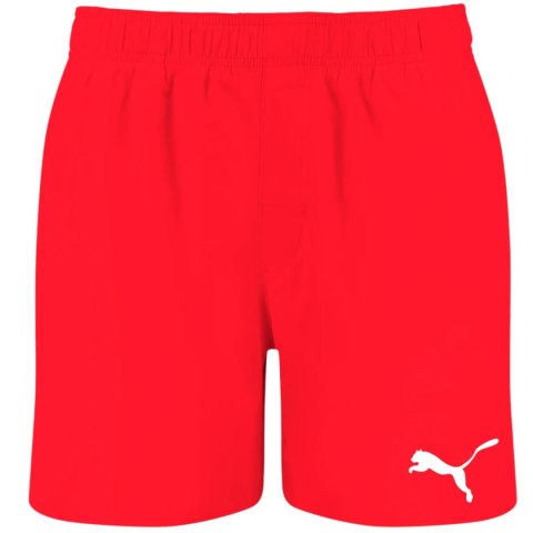 Spodenki kąpielowe męskie Puma Swim Medium Lenght 1P czerwone 935088 02 Spodenki kąpielowe męskie Puma Swim Medium Lenght 1P czerwone 935088 02
