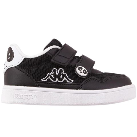 Buty dla dzieci Kappa PIO M Sneakers czarno-białe 280023M 1110 Buty dla dzieci Kappa PIO M Sneakers czarno-białe 280023M 1110