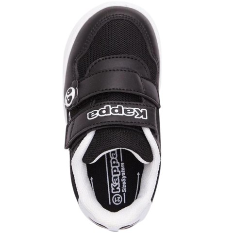 Buty dla dzieci Kappa PIO M Sneakers czarno-białe 280023M 1110 Buty dla dzieci Kappa PIO M Sneakers czarno-białe 280023M 1110