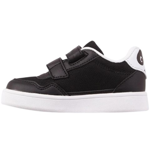 Buty dla dzieci Kappa PIO M Sneakers czarno-białe 280023M 1110 Buty dla dzieci Kappa PIO M Sneakers czarno-białe 280023M 1110