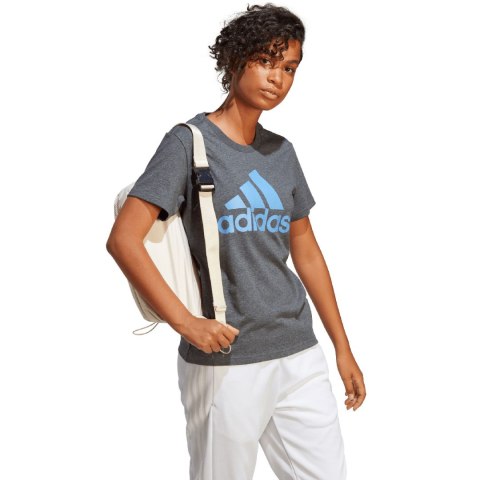 Koszulka damska adidas Loungewear Essentials Logo Tee szara IC0634 Koszulka damska adidas Loungewear Essentials Logo Tee szara IC0634