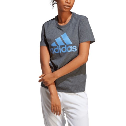 Koszulka damska adidas Loungewear Essentials Logo Tee szara IC0634 Koszulka damska adidas Loungewear Essentials Logo Tee szara IC0634