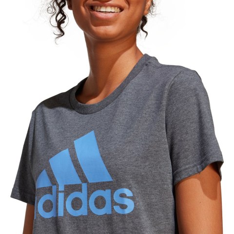Koszulka damska adidas Loungewear Essentials Logo Tee szara IC0634 Koszulka damska adidas Loungewear Essentials Logo Tee szara IC0634