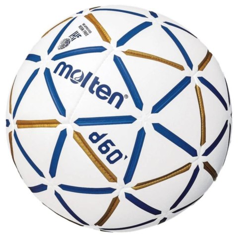 Piłka ręczna Molten H1D4000-BW D60 IHF Approved biało-niebiesko-złota Piłka ręczna Molten H1D4000-BW D60 IHF Approved biało-niebiesko-złota