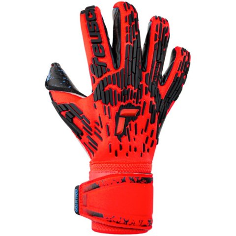 Rękawice bramkarskie Reusch Attrakt Freegel Fusion Goaliator czerwono-czarne 5370995 3333 Rękawice bramkarskie Reusch Attrakt Freegel Fusion Goaliator czerwono-czarne 5370995 3333