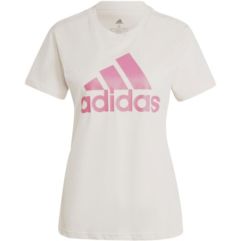 Koszulka damska adidas Loungewear Essentials Logo Tee kremowa IB9455 Koszulka damska adidas Loungewear Essentials Logo Tee kremowa IB9455
