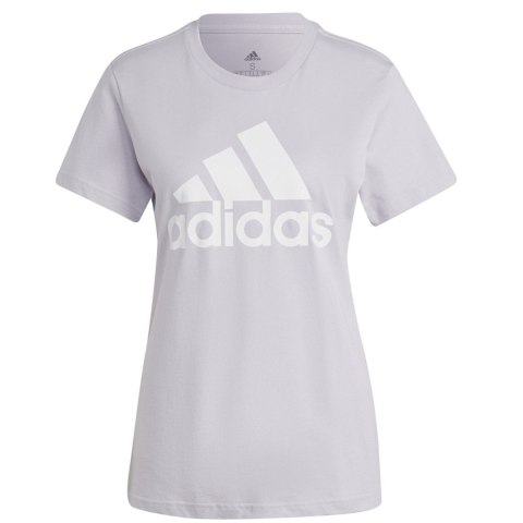 Koszulka damska adidas Loungwear Essentials Logo Tee fioletowa IC0633 Koszulka damska adidas Loungwear Essentials Logo Tee fioletowa IC0633