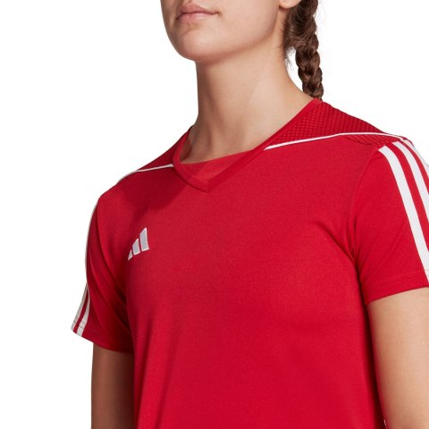 Koszulka damska adidas Tiro 23 League Jersey czerwona HT6549 Koszulka damska adidas Tiro 23 League Jersey czerwona HT6549