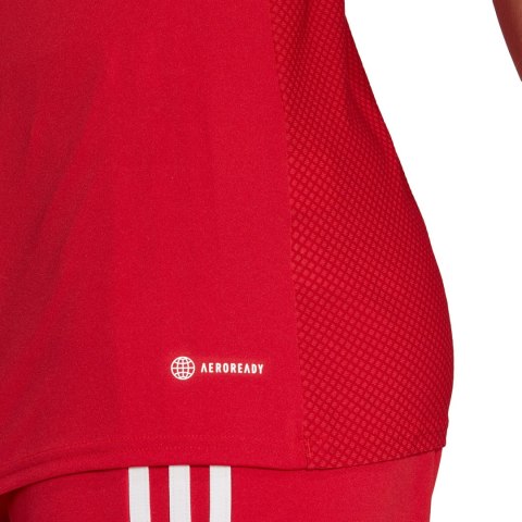 Koszulka damska adidas Tiro 23 League Jersey czerwona HT6549 Koszulka damska adidas Tiro 23 League Jersey czerwona HT6549