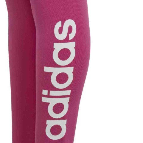 Legginsy dla dzieci adidas Essentials Linear Logo Cotton Tights różowe IC3581 Legginsy dla dzieci adidas Essentials Linear Logo Cotton Tights różowe IC3581