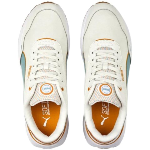 Buty damskie Puma Runtamed Plus kremowo-pomarańczowe 389237 02 Buty damskie Puma Runtamed Plus kremowo-pomarańczowe 389237 02