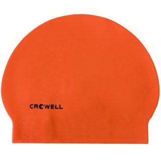 Czepek pływacki latex Crowell Atol pomarańczowy kol.3