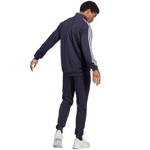 Dres męski adidas Basic 3-Stripes French Terry granatowy IC6765 Dres męski adidas Basic 3-Stripes French Terry granatowy IC6765